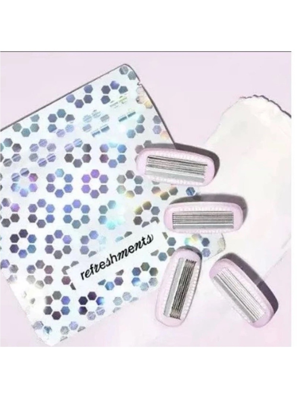 REFRESHMENTS PRECISION 5 BLADE SENSITIVE SKIN BLADE REFILLS 4PC BRAND NEW SEALED - Picture 2 of 6
